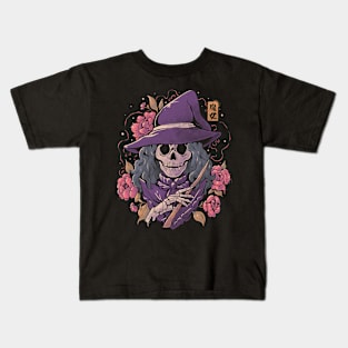 Magic Death - Witch Skull Goth Gift Kids T-Shirt